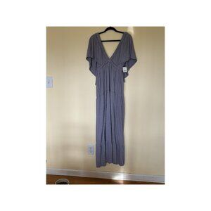 free people blue gingham dress Blondie Nites 3458Bn Long Prom Dress main image 0